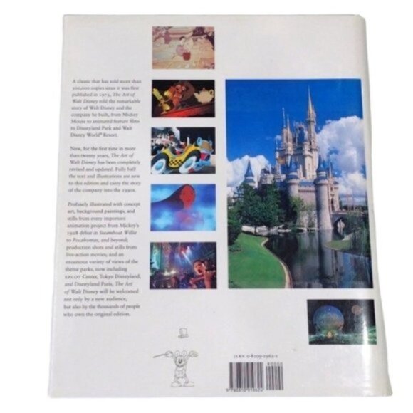 Hardcover Book The Art of Walt Disney Christopher Finch Harry N. Abrams 1995 - Picture 2 of 12